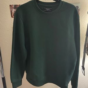 Forest green crew neck
